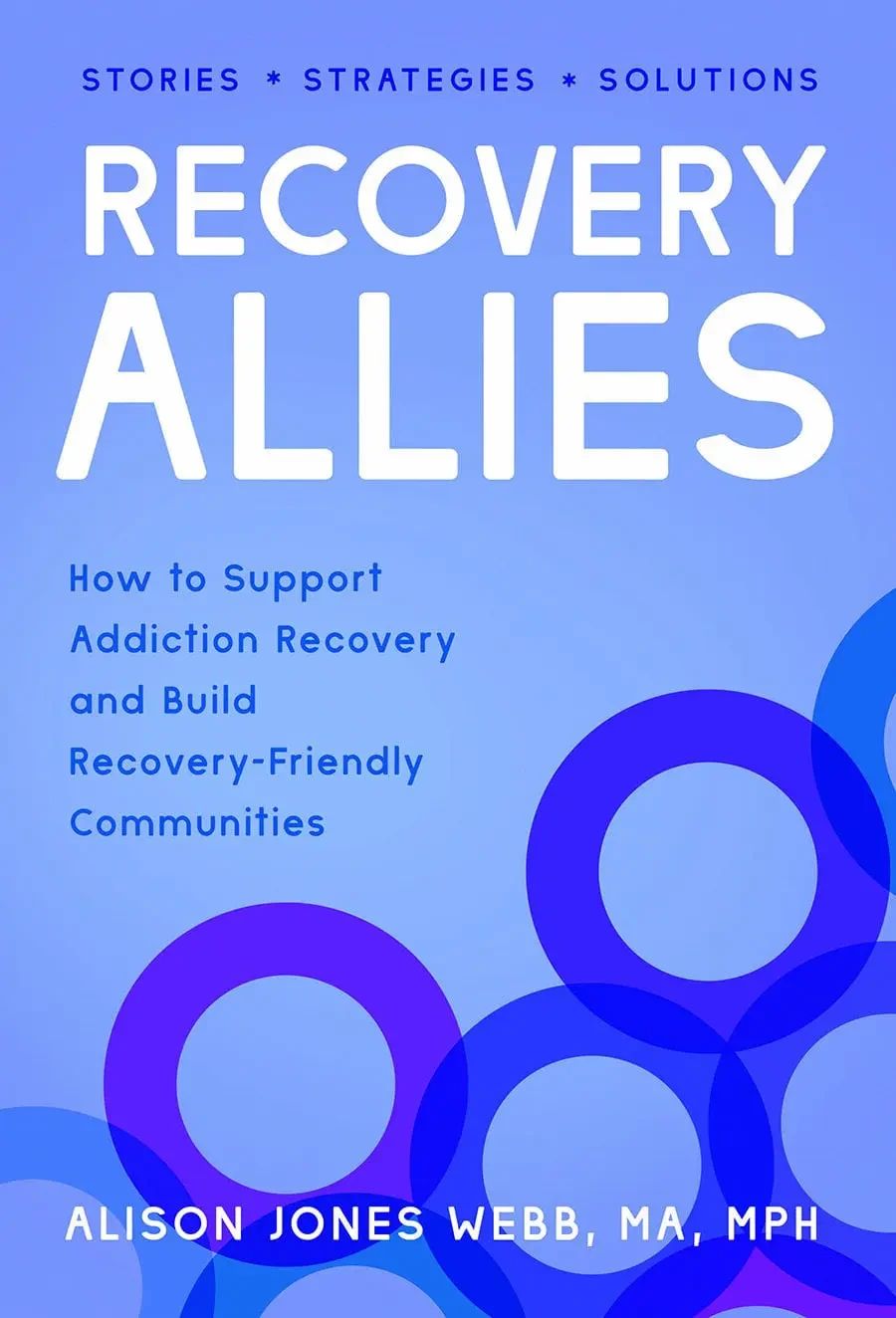 Book cover for Recovery Allies: How to Support Addiction Recovery and Build Recovery-Friendly Communities by Alison Jones Webb, MA, MPH.